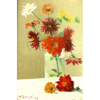 РЕПРОДУКЦИИ НА КАРТИНИ Натюрморт с цветя (1909)